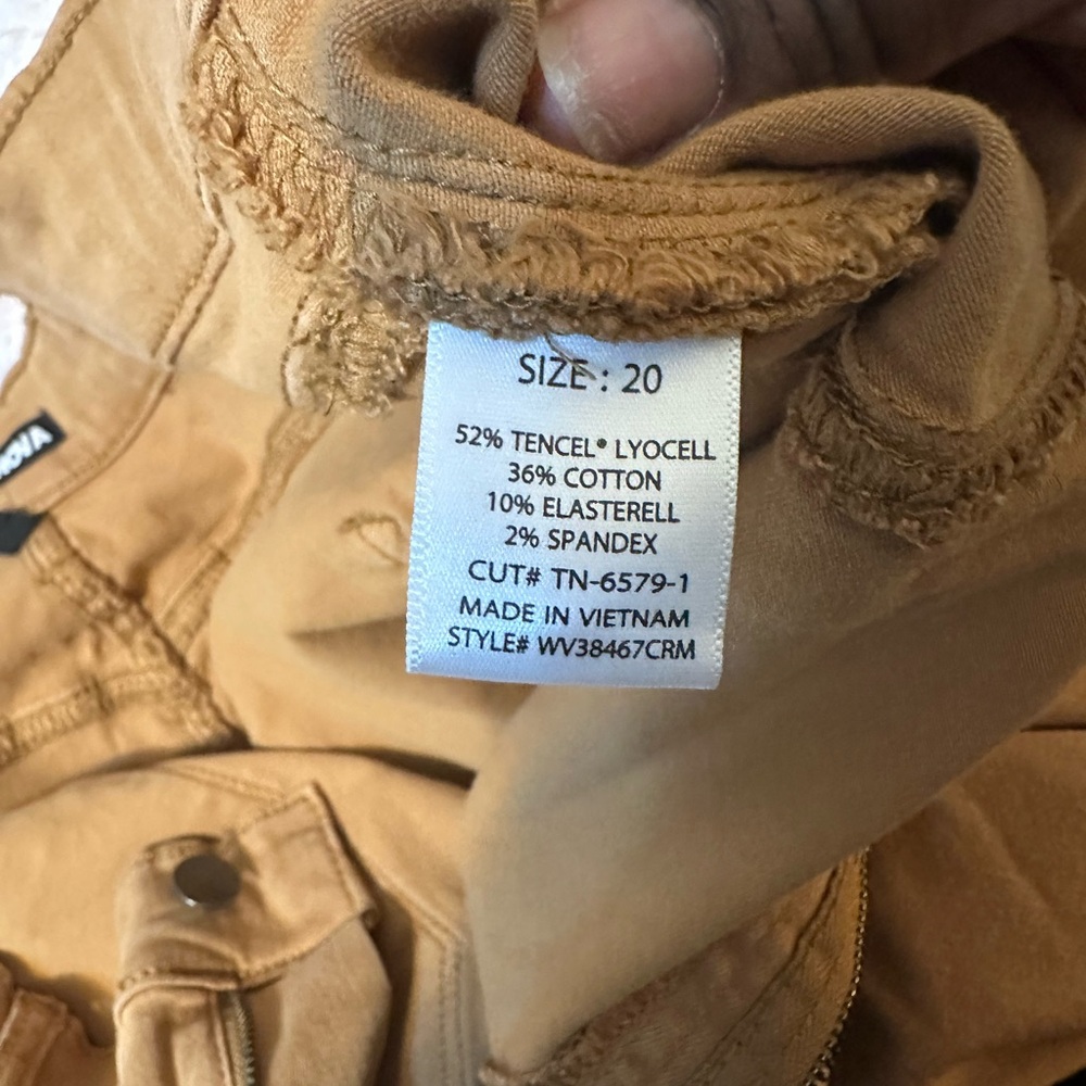 Fashion Nova Camel Denim Jacket